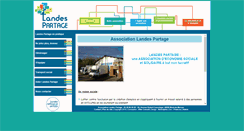 Desktop Screenshot of landespartage.fr